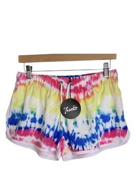 Franks Tie Dye Swim Shorts Lightweight Fast Drying Womens MEDIUM Surf NWT